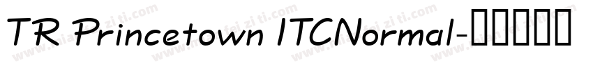 TR Princetown ITCNormal字体转换